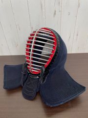 a604☆剣道防具☆面単品☆長田武修堂☆6㎜ミシン刺し☆つむじ61☆面金13本☆幼年～小学校低学年☆初心者☆中古品