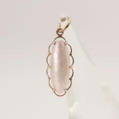 【レア完売品】agete 10kスモーキークォーツ白蝶貝チャーム agete 10kスモーキークォーツ白蝶貝チャーム