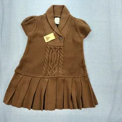 【タグ付き新品】baby GAP ギャップ ワンピース 半袖 ニット 80cm ベビー服 子供服 中古