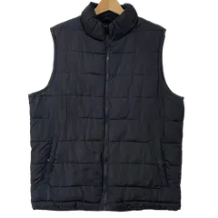 Gap/ギャップ ダウンベスト 中綿 ライトアウター オーバーサイズ ビックシルエット ベトナム製 メンズ M ブラック