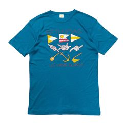 80s 90s USA古着 ヴィンテージ Tシャツ バージン諸島 スーベニア ロープ イカリ 旗 シングルステッチ 青 ブルー XLサイズ