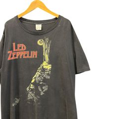 90s ビンテージ LED ZEPPELIN 両面プリント バンド Tシャツ XL ブラック フェード 90年代 USA製 アメリカ製 レッドツェッペリン バンT ロックT