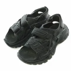 【未使用】バレンシアガ BALENCIAGA トラックサンダル グレーxブラック 668fa64d94b2a.webp