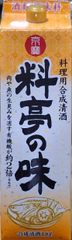 合成酒 京寳 料理用｢料亭の味｣ﾊﾟｯｸ1.8L　6入　１ｹｰｽ