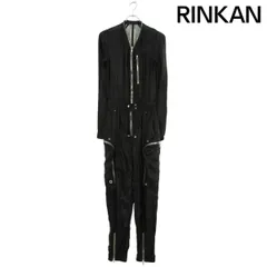 Rick owens 21ss ハーフ丈　ジャンプスーツ　46 ブラック　TE Rick Owens】一着で雰囲気の出るジャンプスーツスタイル | 1232
