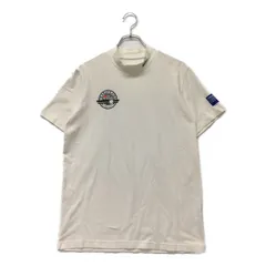 中古 メンズ パーリーゲイツ PEARLY GATES 半袖シャツ 4(M) 白 ホワイト モックネック ハイネック