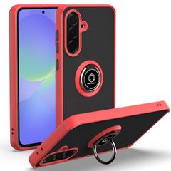 Galaxy A36 5G ケース SC-54F 落下防止 リング 耐衝撃 ハイブリット ケース 【Color】レッド