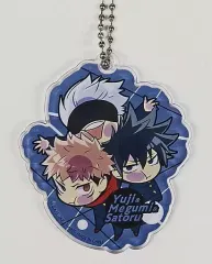 【中古】雑貨 【シークレット】 虎杖＆伏黒＆五条 「ぴた!でふぉめ 呪術廻戦 アクリルキーホルダー(カプセルトイ)」