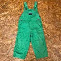 USA製 LANDS’END Roveralls オーバーオール サイズ2T グリーン ランズエンド サロペット kids キッズ レトロ ヴィンテージ ユーズド USED 古着 MADE IN USAのサムネイル
