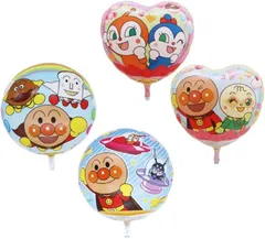 Candy Flower March アンパンマン バースデーバルーン ２つセット アンパンマン＆ドキン・コキンちゃん(アンパンマン＆ドキン・コキンちゃん　２つセット)