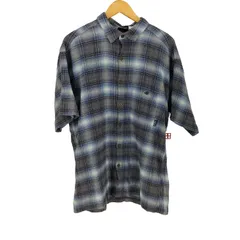 パタゴニア patagonia ポルトガル製 オーガニックコットンオンブレチェックシャツ メンズ import：L 
