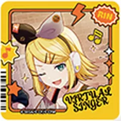 【中古】シール・ステッカー 鏡音リンB(ノーマル小) 「プロジェクトセカイ カラフルステージ! feat. 初音ミク メモステコレクション vol.4 B」