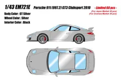 新品 EIDOLON 1/43 ポルシェ 911(997.2) GT3 クラブスポーツ 2010 GTシルバー 完成品ミニカー EM721E [佐川急便]のサムネイル