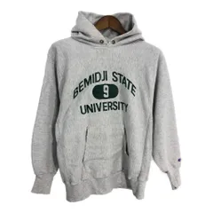 90年代 USA製 Champion チャンピオン REVERSE WEAVE リバースウィーブ スウェット パーカー 3段プリント (メンズ LARGE) 中古 古着 S7844