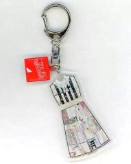 [중고] 잡화 노기자카 46 의상 열쇠 고리 [27th 싱글 [미안 Fingers crossed]]