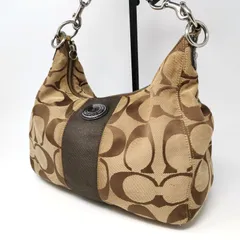 COACH コーチ　シグネチャー　バッグ　ワンショルダーバッグ　ハンドバッグ　少し汚れあり　中古品　管理番号ARCAMKO245