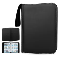 CIUJOY カードファイル 大容量 カード ケース 9ポケット 720枚収納 PU皮套 カードシート スターカードと他のカードを集める ゲーム用収納袋 カードバインダー式 防水 大容量 トレカファイル 1