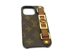 ■美品■ LOUIS VUITTON ルイヴィトン M81214 モノグラム バンパー ドーフィーヌ iPhone13Pro スマホケース ブラウン系 BJ7760