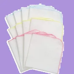 【在庫処分】TSD ガーゼハンカチ 無地 ベビー ガーゼ ハンカチ 白 沐浴ガーゼ オーガニック 綿100% 12枚セット30×30CM