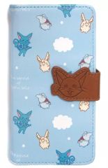 [중고] 휴대용 재킷 커버 거짓말 고양이 위즈 수첩형 스마트폰 케이스 [퀴즈 RPG 마법사와 검은 고양이 위즈]