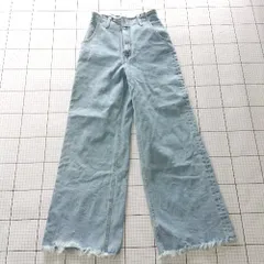 ◇ Θ AZUL BY MOUSSY アズール バイマウジー ストレッチ デニム パンツ ジーンズ サイズS ライトブルー系 レディース E  【1508260059459】