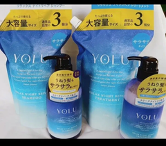 新品【4点セット】3個分1200ml/YOLU/リラックスナイトリペア