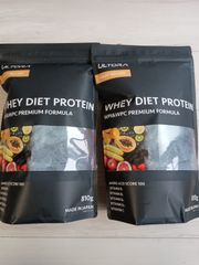 ULTORAホエイプロテイン WHEY DIET PROTEIN フルーツオレ風味　810ｇ×２袋セット販売　賞味期限2027.02　未開封新品