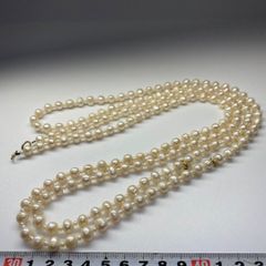 本真珠ネックレス3本 137g 東Y8-0723☆2F - メルカリ