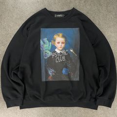 MILKBOY PSYCHIC CLUB ミルクボーイ スウェット トレーナー プルオーバー ロゴプリント 刺繍 ブラック 黒 メンズ XXL