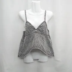 ◇ ⊂ GYDA ジェイダ デニム生地 ミニ丈 ショート スカート サイズF グレー系 レディース E  【1505130011968】