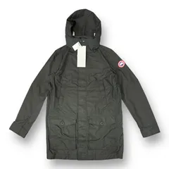 定価77000円 国内正規 新品 CANADA GOOSE Crew Trench クルー トレンチ コート フード ジャケット カナダグース 2409M ブラック M  62980Aのサムネイル