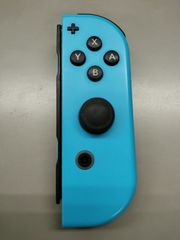 【中古Switchパーツ】純正 Joy-conコントローラー R ネオンブルー 動作確認済み【50-55】