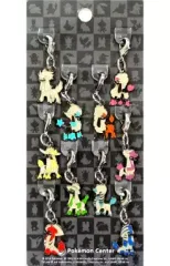 【中古】キーホルダー・マスコット(キャラクター) 676.トリミアン(やせい＆9種カット) 全国ずかんメタルチャーム(10個セット) 「ポケットモンスター」 ポケモンセンター限定