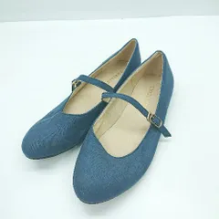 ◇ Θ LibertyDoll リバティードール ストラップあり パンプス サイズM ブルー レディース E  【1410290017326】