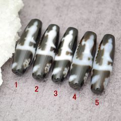 1点物 最高品質 4A至純天珠 観音乗龍天珠 カンノンジョウリュウテンジュ  約38mm×約12mm 天然石