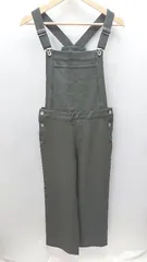 ◇ LOWRYS FARM ローリーズファーム 肩紐調節可能 ストレッチ素材 サロペット サイズF ブラック レディース E  【1405140029178】