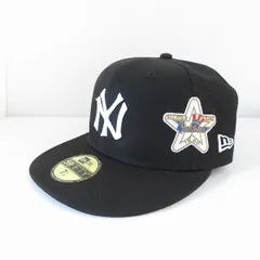 #anzh ニューエラ NEW ERA 59FIFTY Cooperstown ニューヨークヤンキース キャップ 帽子 7 1/4・57.7cm 黒 ユニセックス [945293]