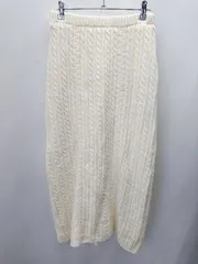 ◇ Simplicite シンプリシテェ ロング タイト スカート ホワイト系 レディース E  【1406050078706】