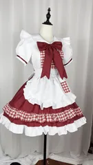 メイド服 ロリータ コスプレ 可愛い カフェ 大きいサイズ674