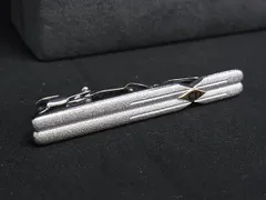 ■美品■ ChristianDior クリスチャンディオールネクタイピン タイクリップ アクセサリー 紳士 メンズ シルバー系 DJ5432