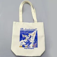 【中古】バッグ ミッキーマウス トートバッグ 「東京ディズニーランド開園42周年」 東京ディズニーランド限定