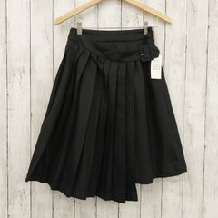 新品【 E hyphen world gallery 】イーハイフンワールドギャラリー プリーツラップスカート ブラック FREE