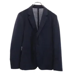 インターナショナルギャラリー ビームス ウールブレンド テーラードジャケット 44 ネイビー International Gallery BEAMS ブレザー メンズ 古着 【231204】