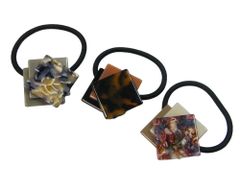 【3本セット】お洒落 ヘアゴム 3カラー ヘアアクセ エレガント バレッタ 新品