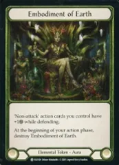 【中古】Flesh and Blood ELE109・ELE110[T]：Embodiment of Earth // Embodiment of Lightning