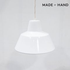 【展示品】MADE BY HAND メイドバイハンド The Workshop Lamp ザ ワークショップ ランプ ペンダント ライト ホワイト アクセル・ヴェデル・マッドソン 定価4万