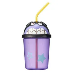 【新品・4営業日で発送】レック(LEC) アンパンマン ダイカット ストローカップ 300ml (ばいきんまん)