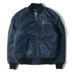 FAT エフエーティー ジャケット レザーパッチ付き L-2B フライトジャケット TOMCAT ネイビー 紺 SKINNY(L) アウター ブルゾン ミリタリーのサムネイル