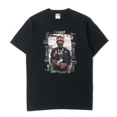 【美品】Supreme シュプリーム Tシャツ サイズ:M / リー・スクラッチ・ペリー フォト クルーネック Tシャツ (Lee Scratch Perry Photo Tee) / ブラック 黒 / トップス カットソー 半袖【メンズ】【中古】