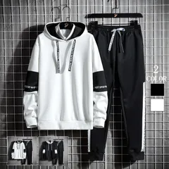 スウェット パーカー 上下セット ジャージ メンズ トレーニングウェア スポーツウェア ランニングウェア 無地 カジュアル スポーツ アウタ